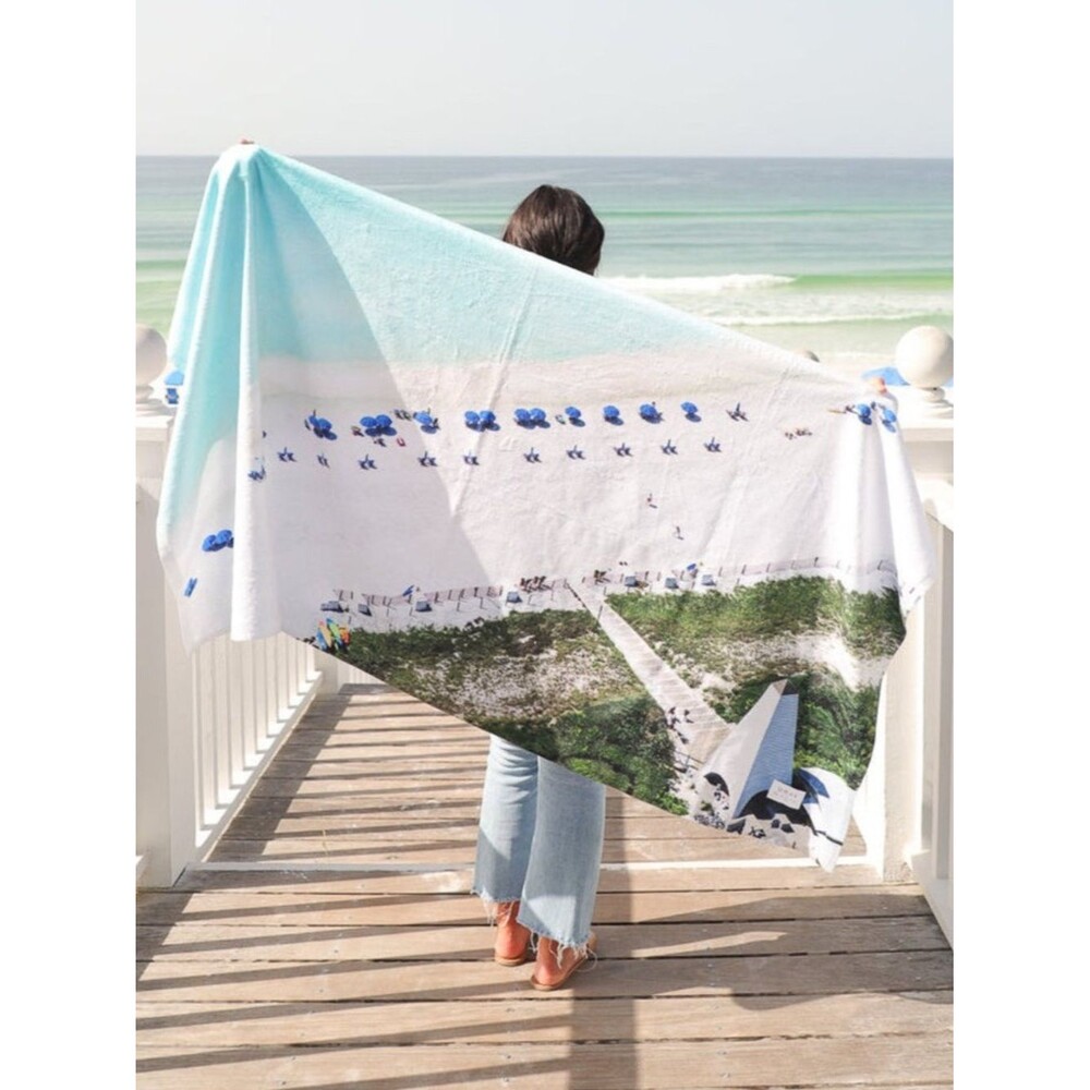 Gray Malin Seaside Beach Towel 70" x 35" NWOT